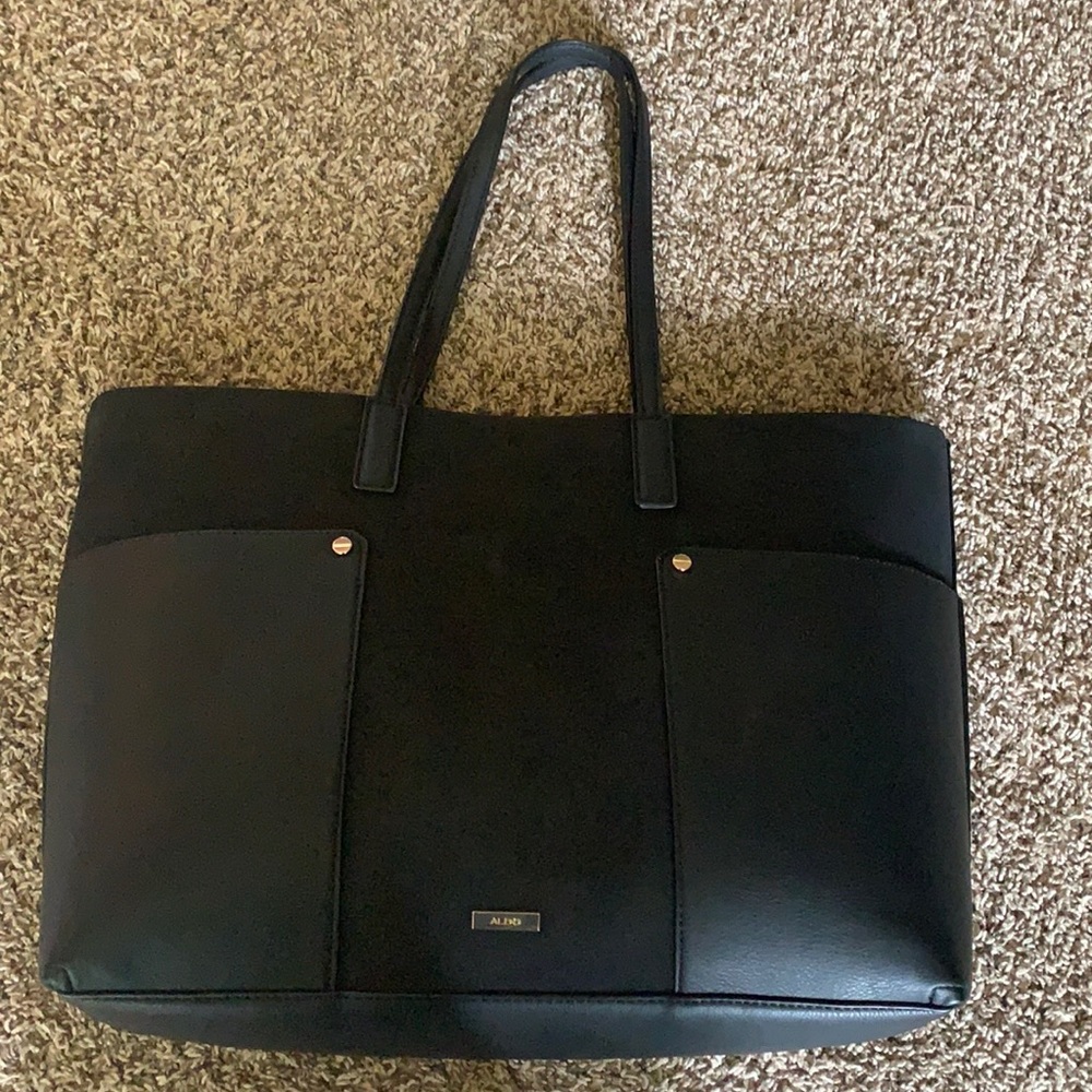 Black Aldo Tote Bag and Coin-purse